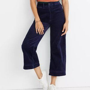 Emmett Wide-Leg Crop Pants in Corduroy